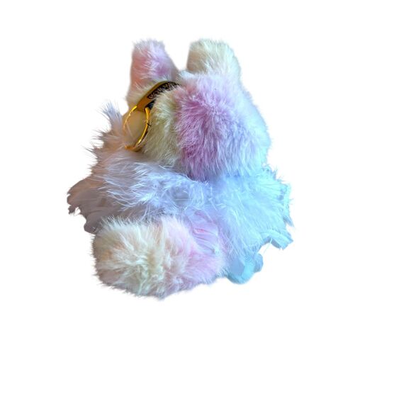 Labubu Rainbow Plush Bag Charm Pop Mart The Monsters Doll - Picture 4 of 5